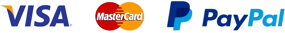 Visa, Mastercard and PayPal